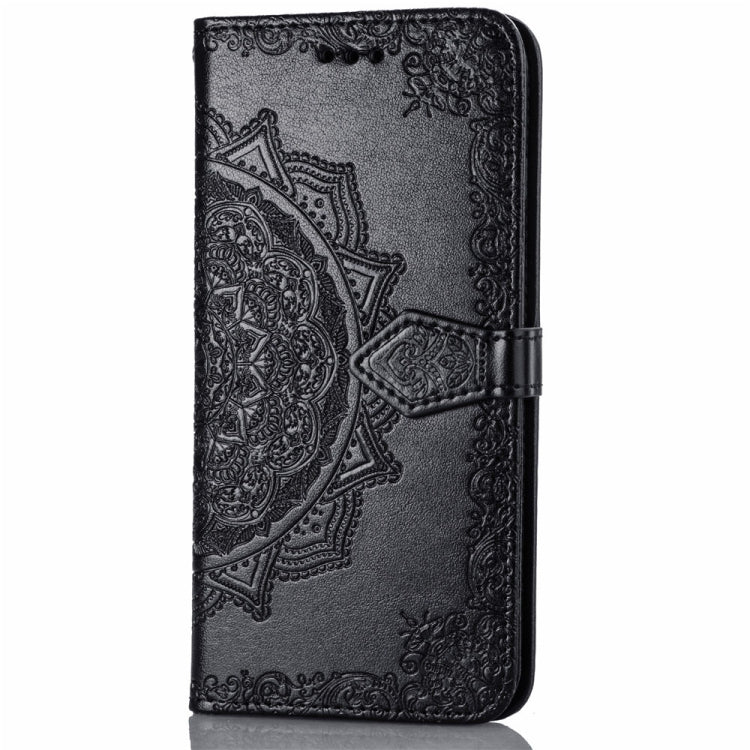 For Galaxy S10 Halfway Mandala Embossing Pattern Horizontal Flip Leather Case with Holder & Card Slots & Wallet & Lanyard