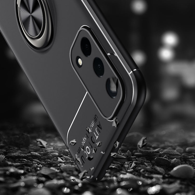 For OPPO A93 5G Metal Ring Holder 360 Degree Rotating TPU Case