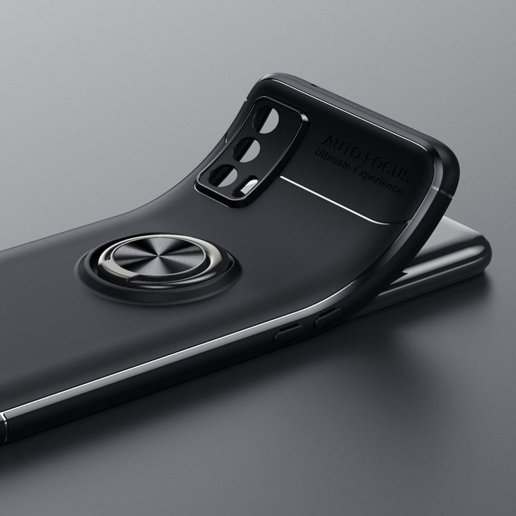 For OPPO Realme V15 Metal Ring Holder 360 Degree Rotating TPU Case