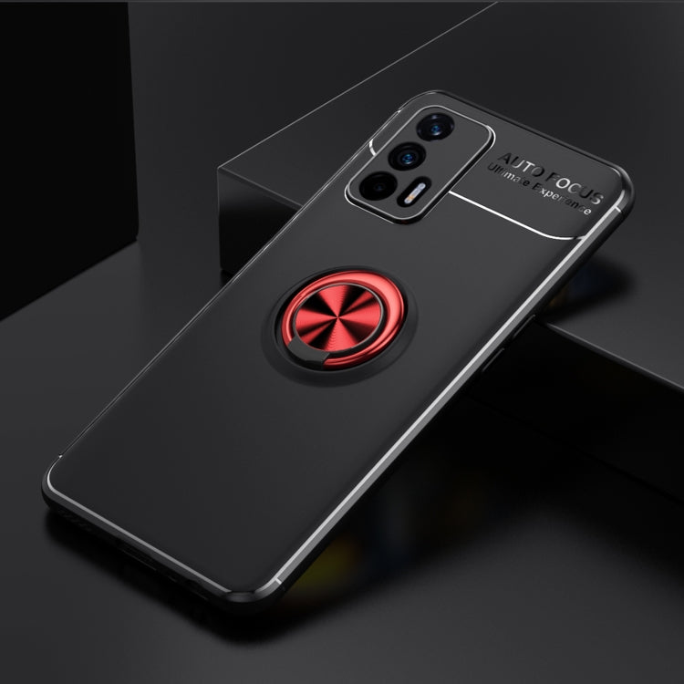 For OPPO Realme GT 5G Metal Ring Holder 360 Degree Rotating TPU Case