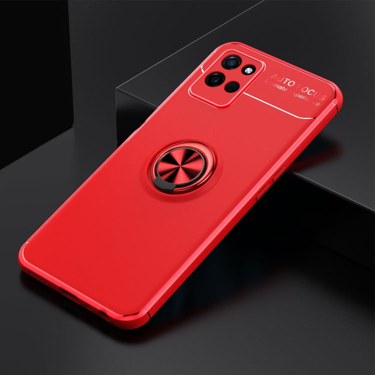 For OPPO Realme V11 5G Metal Ring Holder 360 Degree Rotating TPU Case