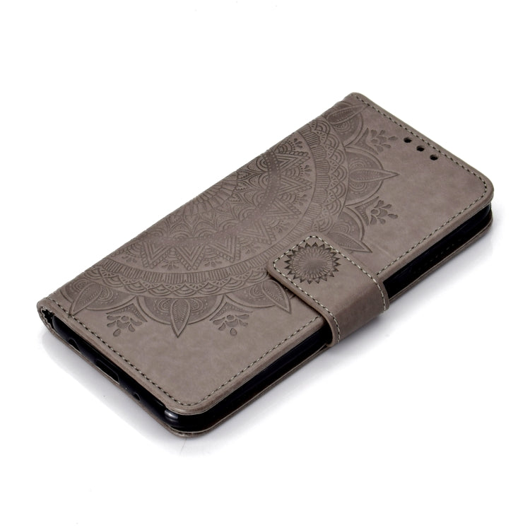 For Samsung Galaxy A10 Totem Flower Embossed Horizontal Flip TPU + PU Leather Case with Holder & Card Slots & Wallet