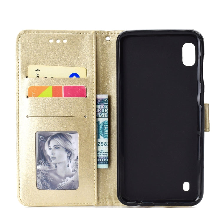 For Samsung Galaxy A10 Totem Flower Embossed Horizontal Flip TPU + PU Leather Case with Holder & Card Slots & Wallet