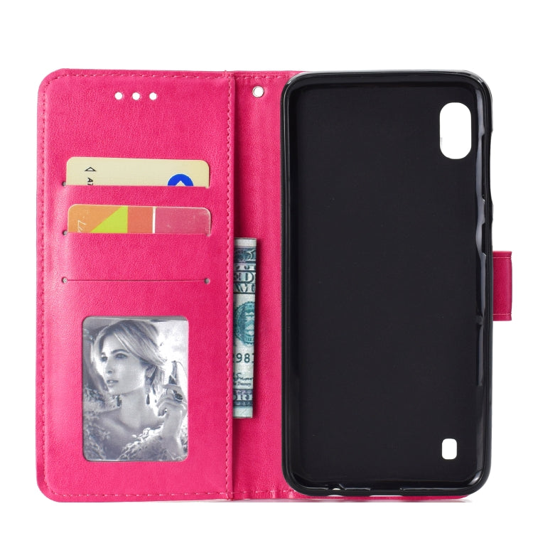 For Samsung Galaxy A10 Totem Flower Embossed Horizontal Flip TPU + PU Leather Case with Holder & Card Slots & Wallet