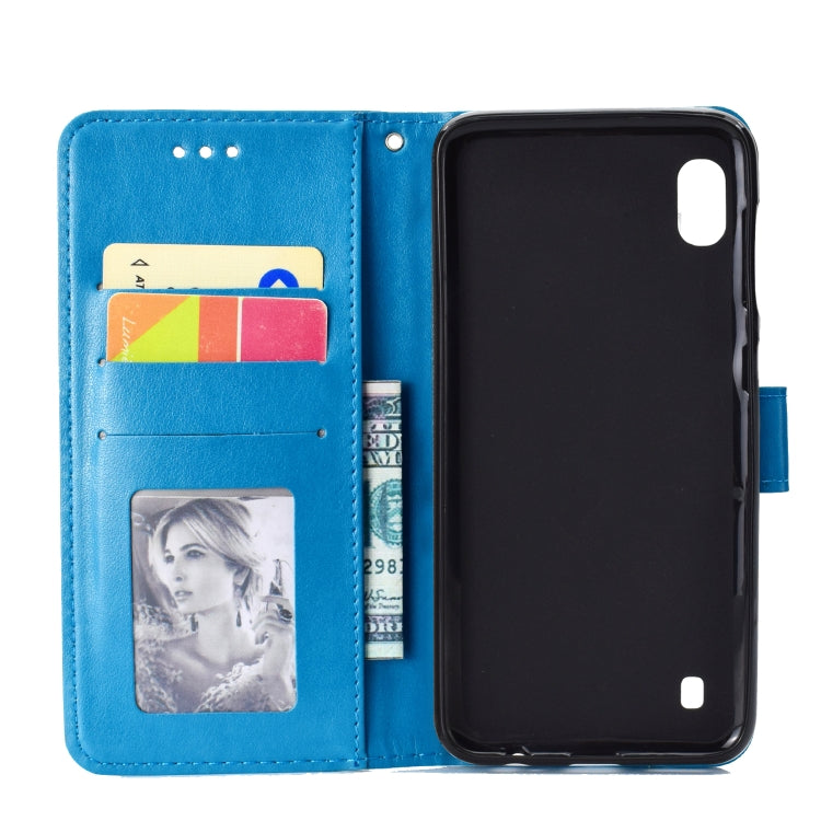 For Samsung Galaxy A10 Totem Flower Embossed Horizontal Flip TPU + PU Leather Case with Holder & Card Slots & Wallet