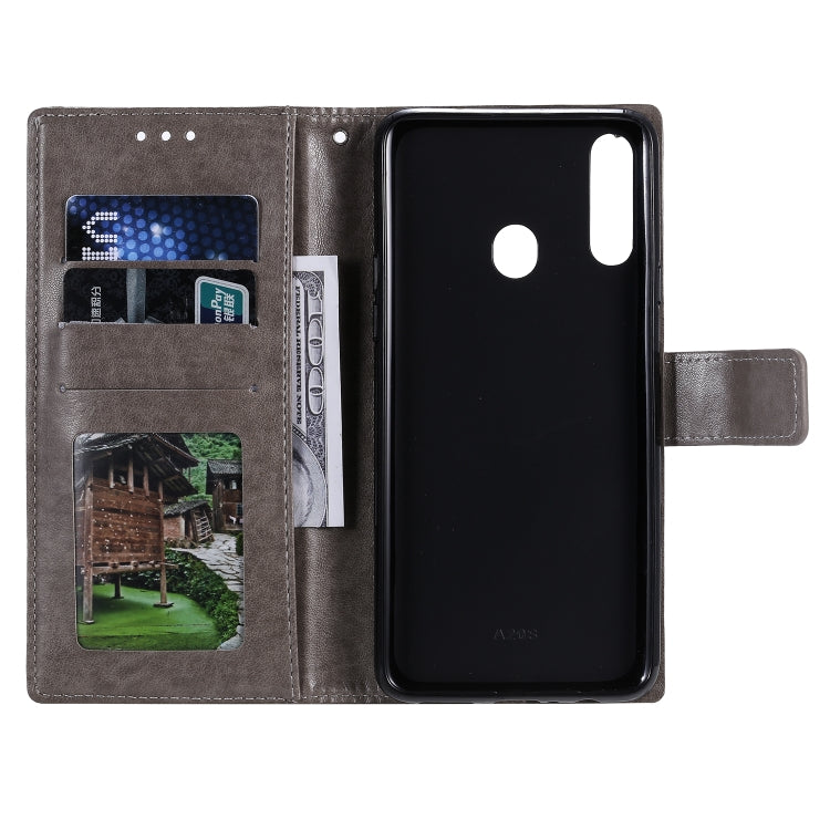 For Samsung Galaxy A10s Totem Flower Embossed Horizontal Flip TPU + PU Leather Case with Holder & Card Slots & Wallet