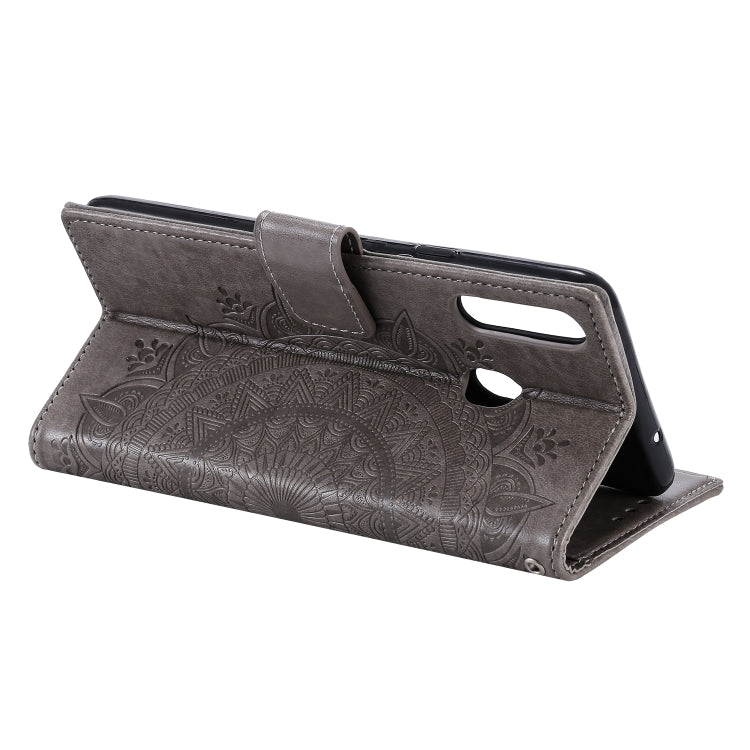 For Samsung Galaxy A10s Totem Flower Embossed Horizontal Flip TPU + PU Leather Case with Holder & Card Slots & Wallet