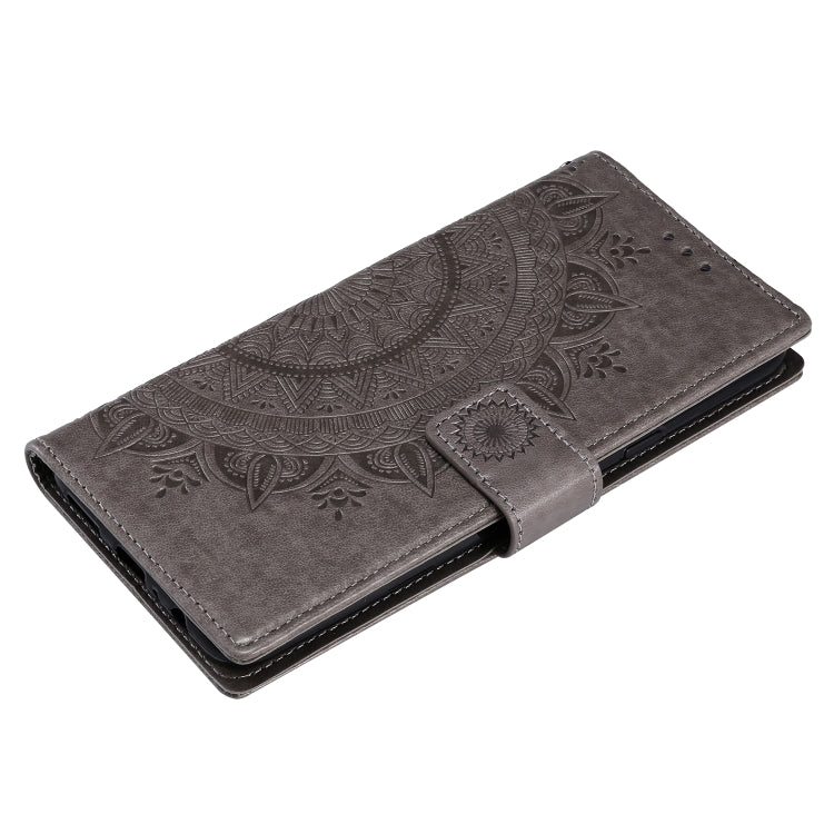For Samsung Galaxy A10s Totem Flower Embossed Horizontal Flip TPU + PU Leather Case with Holder & Card Slots & Wallet