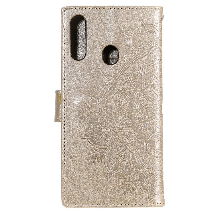 For Samsung Galaxy A10s Totem Flower Embossed Horizontal Flip TPU + PU Leather Case with Holder & Card Slots & Wallet