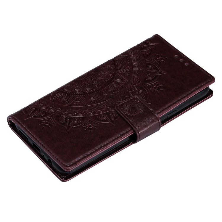 For Samsung Galaxy A10s Totem Flower Embossed Horizontal Flip TPU + PU Leather Case with Holder & Card Slots & Wallet