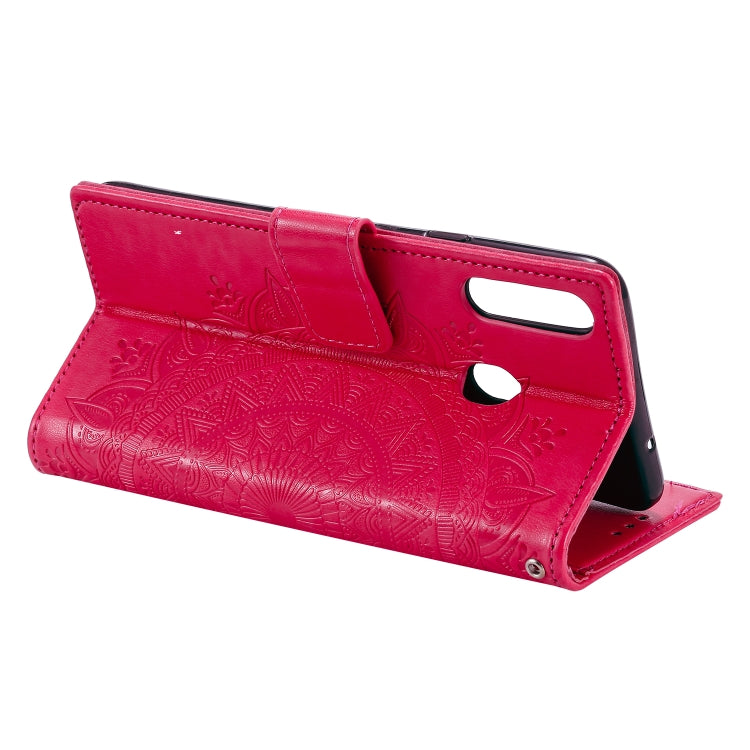 For Samsung Galaxy A10s Totem Flower Embossed Horizontal Flip TPU + PU Leather Case with Holder & Card Slots & Wallet
