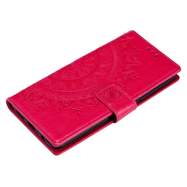 For Samsung Galaxy A10s Totem Flower Embossed Horizontal Flip TPU + PU Leather Case with Holder & Card Slots & Wallet
