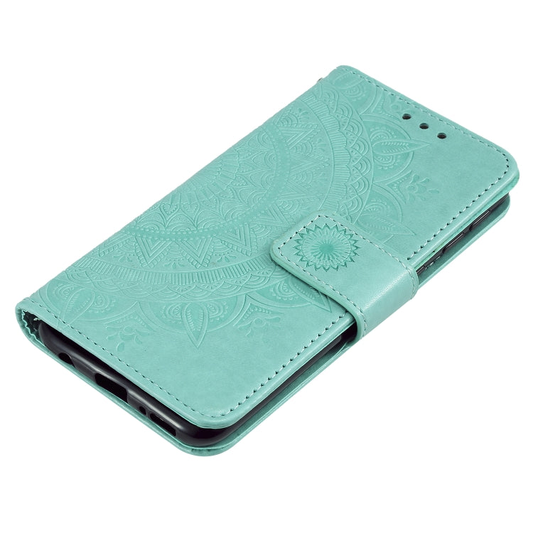 For Samsung Galaxy A20e Totem Flower Embossed Horizontal Flip TPU + PU Leather Case with Holder & Card Slots & Wallet