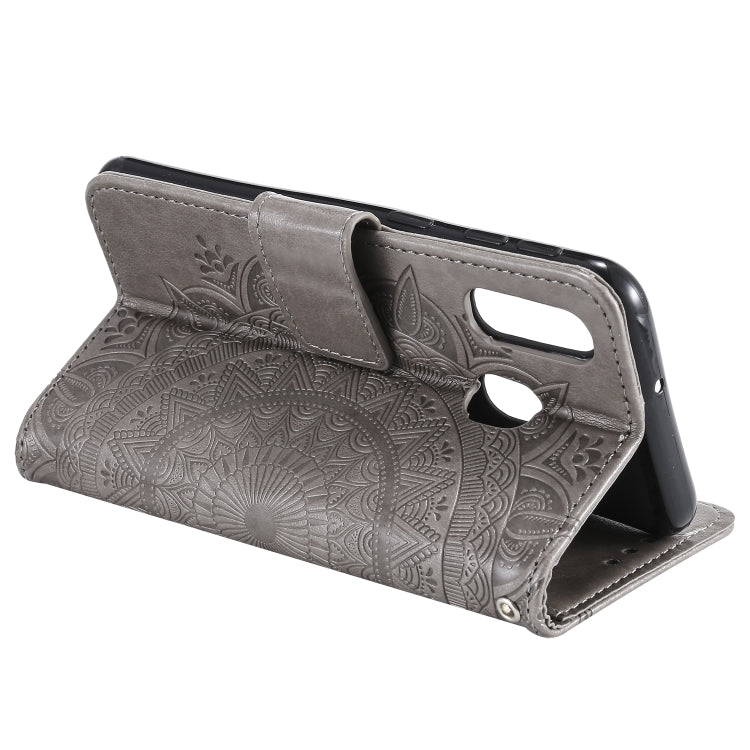 For Samsung Galaxy A20e Totem Flower Embossed Horizontal Flip TPU + PU Leather Case with Holder & Card Slots & Wallet