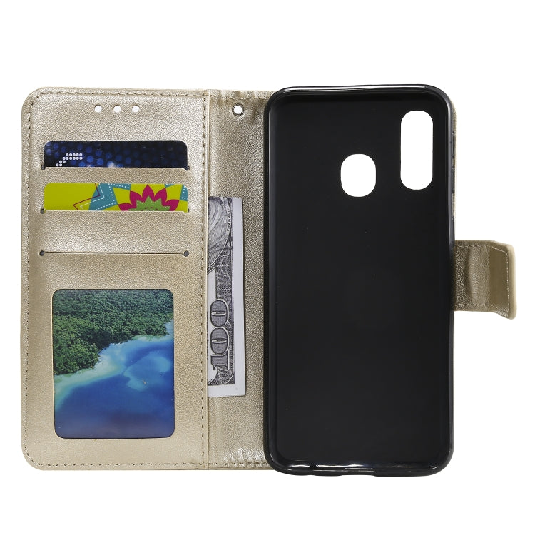 For Samsung Galaxy A20e Totem Flower Embossed Horizontal Flip TPU + PU Leather Case with Holder & Card Slots & Wallet