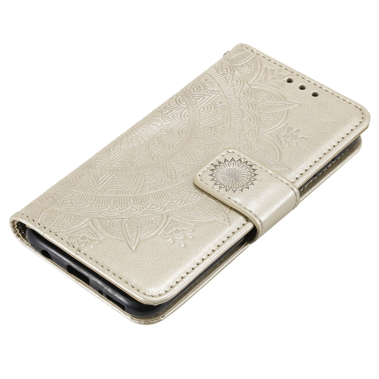 For Samsung Galaxy A20e Totem Flower Embossed Horizontal Flip TPU + PU Leather Case with Holder & Card Slots & Wallet