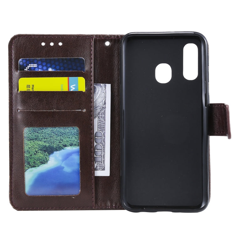 For Samsung Galaxy A20e Totem Flower Embossed Horizontal Flip TPU + PU Leather Case with Holder & Card Slots & Wallet