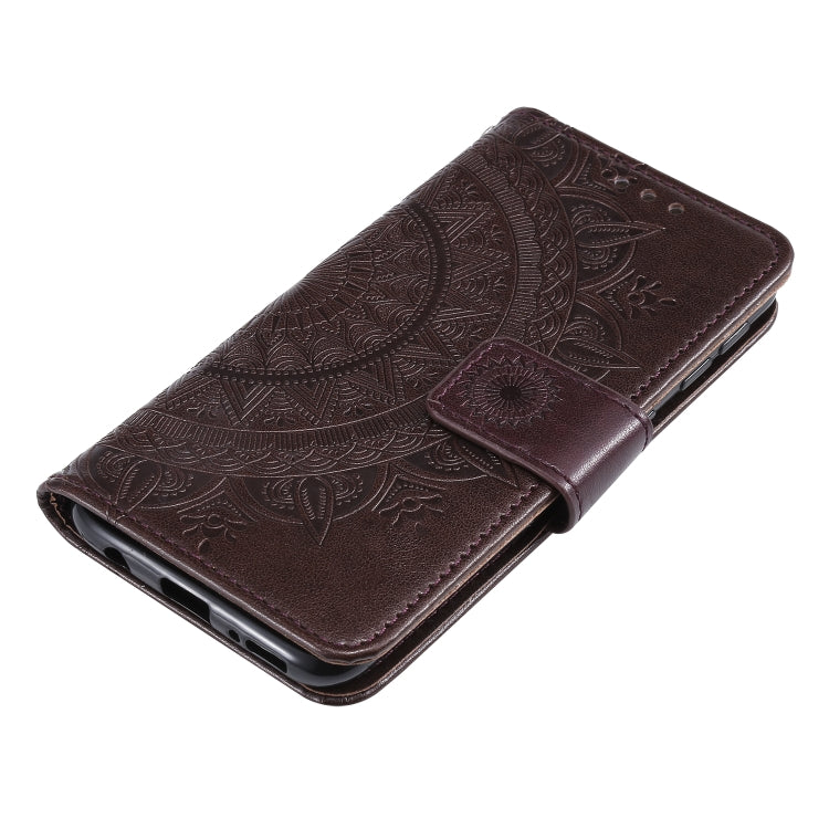For Samsung Galaxy A20e Totem Flower Embossed Horizontal Flip TPU + PU Leather Case with Holder & Card Slots & Wallet