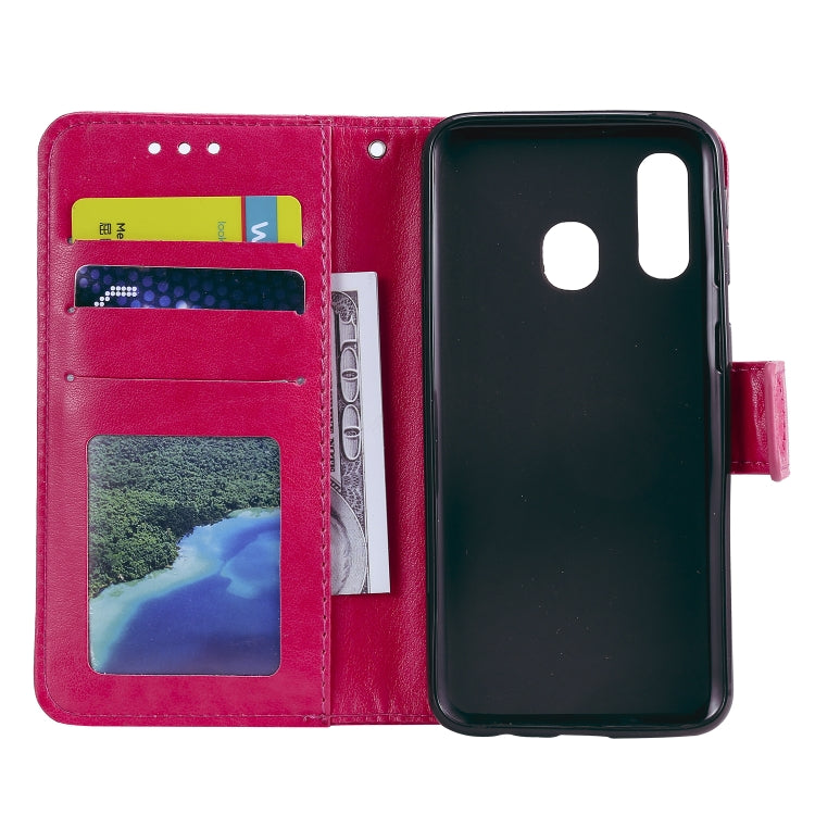 For Samsung Galaxy A20e Totem Flower Embossed Horizontal Flip TPU + PU Leather Case with Holder & Card Slots & Wallet