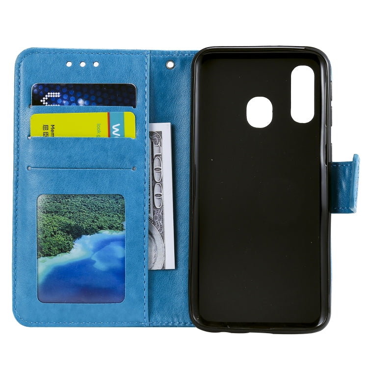 For Samsung Galaxy A20e Totem Flower Embossed Horizontal Flip TPU + PU Leather Case with Holder & Card Slots & Wallet