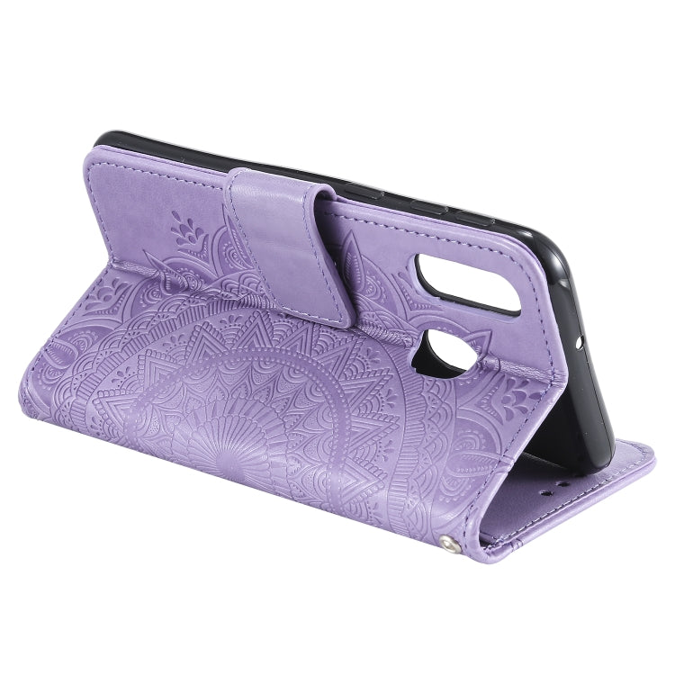 For Samsung Galaxy A20e Totem Flower Embossed Horizontal Flip TPU + PU Leather Case with Holder & Card Slots & Wallet