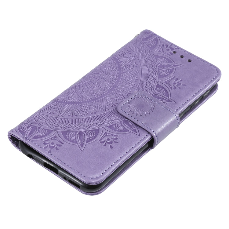 For Samsung Galaxy A20e Totem Flower Embossed Horizontal Flip TPU + PU Leather Case with Holder & Card Slots & Wallet