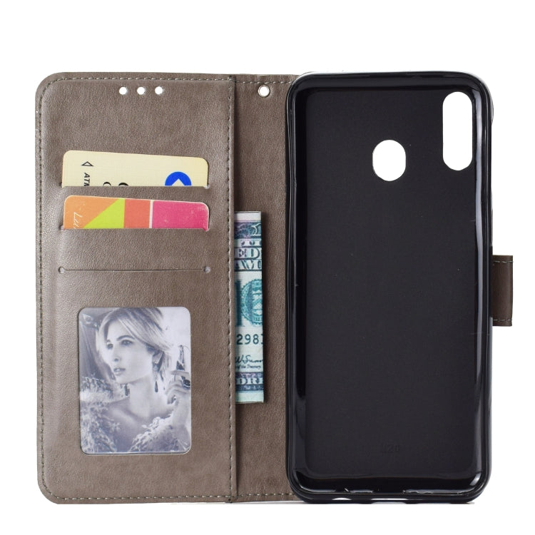 For Samsung Galaxy A30 Totem Flower Embossed Horizontal Flip TPU + PU Leather Case with Holder & Card Slots & Wallet