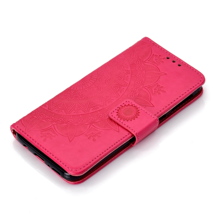 For Samsung Galaxy A30 Totem Flower Embossed Horizontal Flip TPU + PU Leather Case with Holder & Card Slots & Wallet