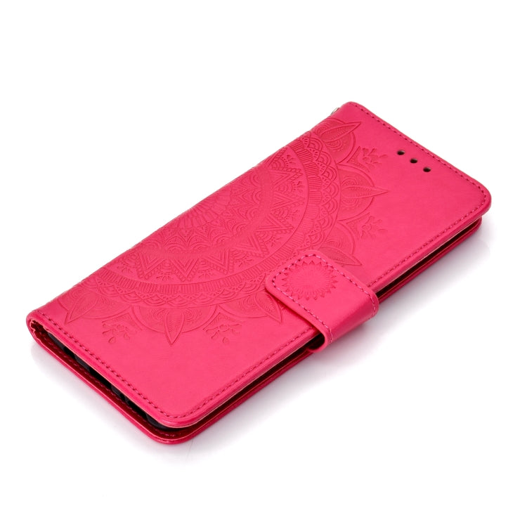 For Samsung Galaxy A50 Totem Flower Embossed Horizontal Flip TPU + PU Leather Case with Holder & Card Slots & Wallet