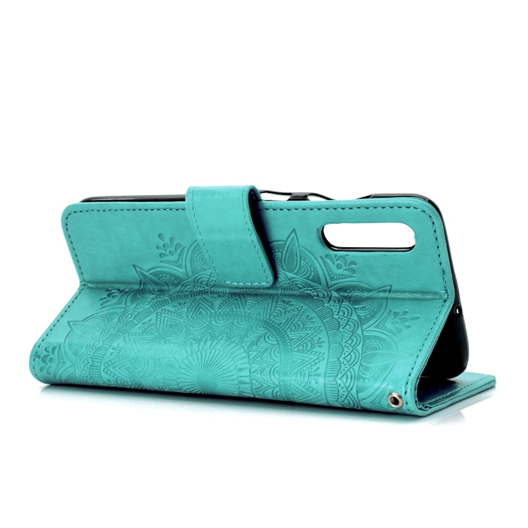 For Samsung Galaxy A70 Totem Flower Embossed Horizontal Flip TPU + PU Leather Case with Holder & Card Slots & Wallet