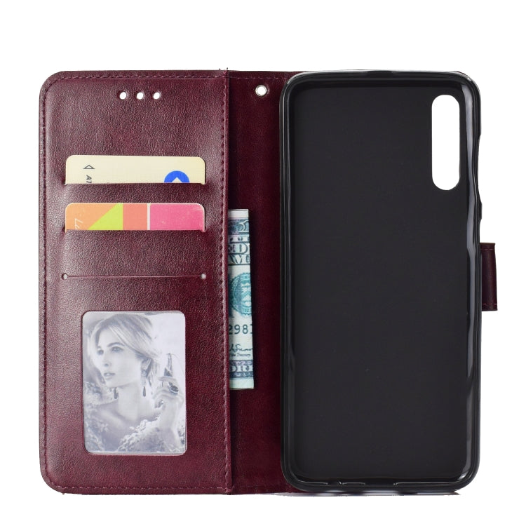 For Samsung Galaxy A70 Totem Flower Embossed Horizontal Flip TPU + PU Leather Case with Holder & Card Slots & Wallet