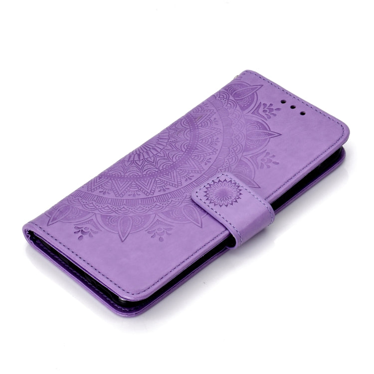 For Samsung Galaxy A70 Totem Flower Embossed Horizontal Flip TPU + PU Leather Case with Holder & Card Slots & Wallet