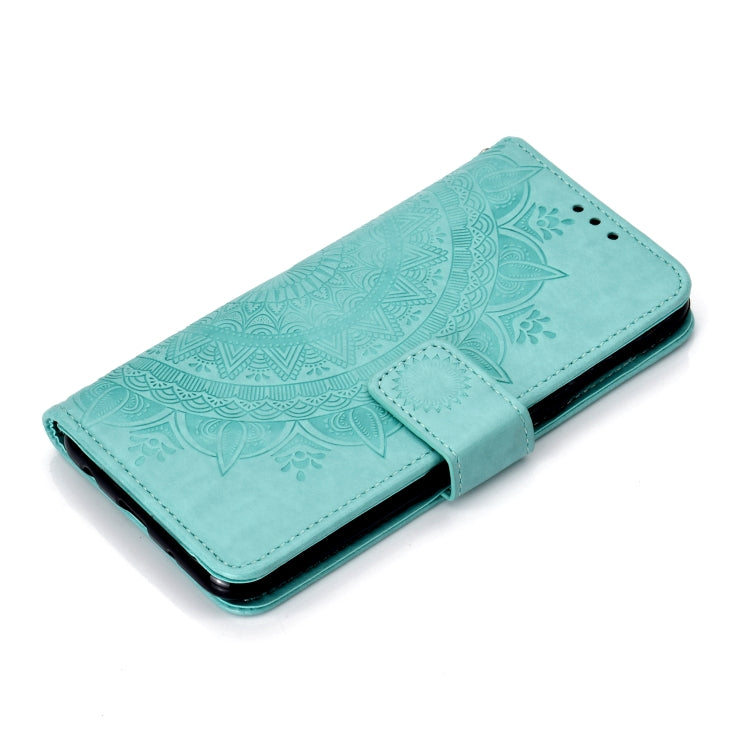 For Samsung Galaxy M10 Totem Flower Embossed Horizontal Flip TPU + PU Leather Case with Holder & Card Slots & Wallet