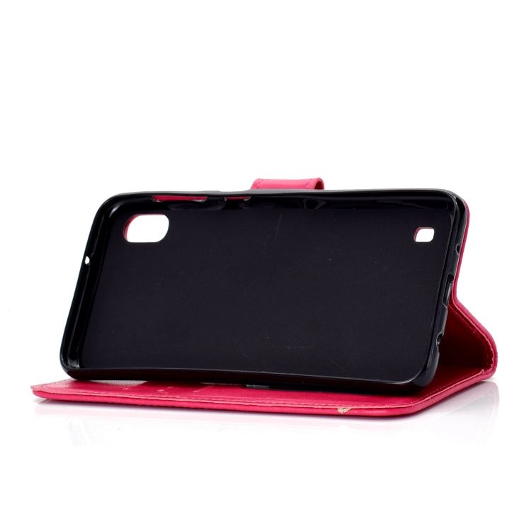 For Samsung Galaxy M10 Totem Flower Embossed Horizontal Flip TPU + PU Leather Case with Holder & Card Slots & Wallet