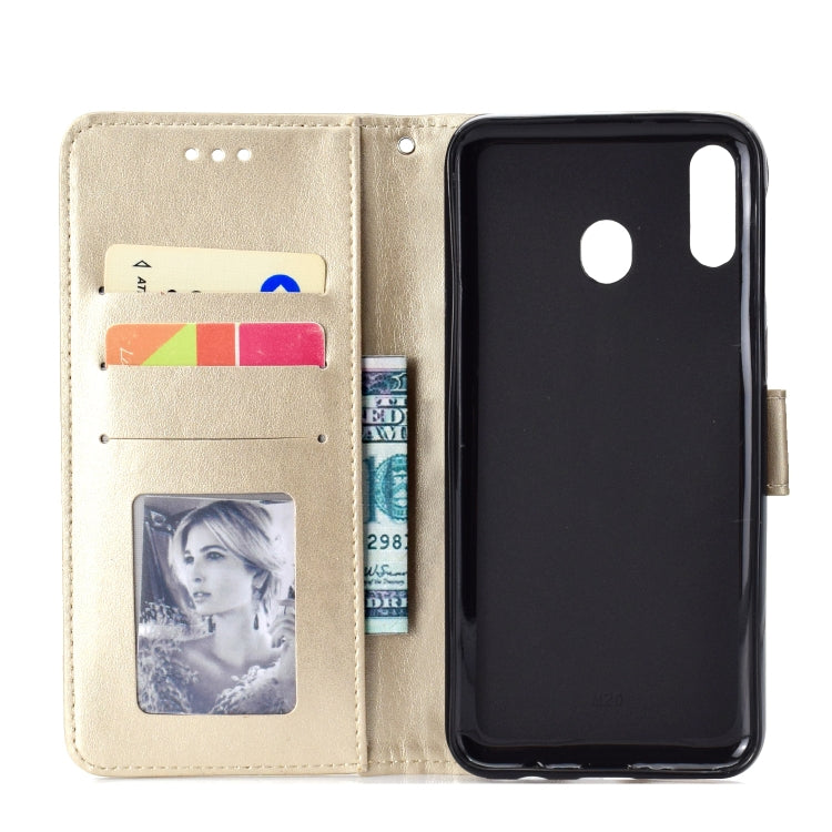 For Samsung Galaxy M30 Totem Flower Embossed Horizontal Flip TPU + PU Leather Case with Holder & Card Slots & Wallet