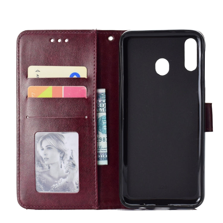 For Samsung Galaxy M30 Totem Flower Embossed Horizontal Flip TPU + PU Leather Case with Holder & Card Slots & Wallet