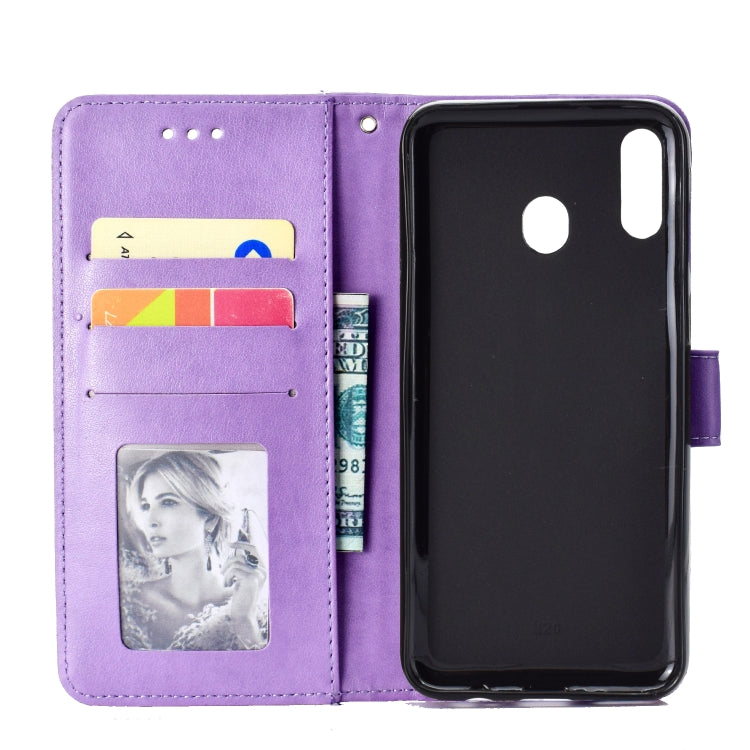 For Samsung Galaxy A70e Totem Flower Embossed Horizontal Flip TPU + PU Leather Case with Holder & Card Slots & Wallet