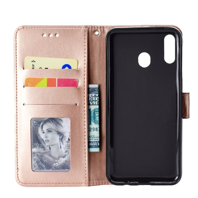 For Samsung Galaxy A70e Totem Flower Embossed Horizontal Flip TPU + PU Leather Case with Holder & Card Slots & Wallet