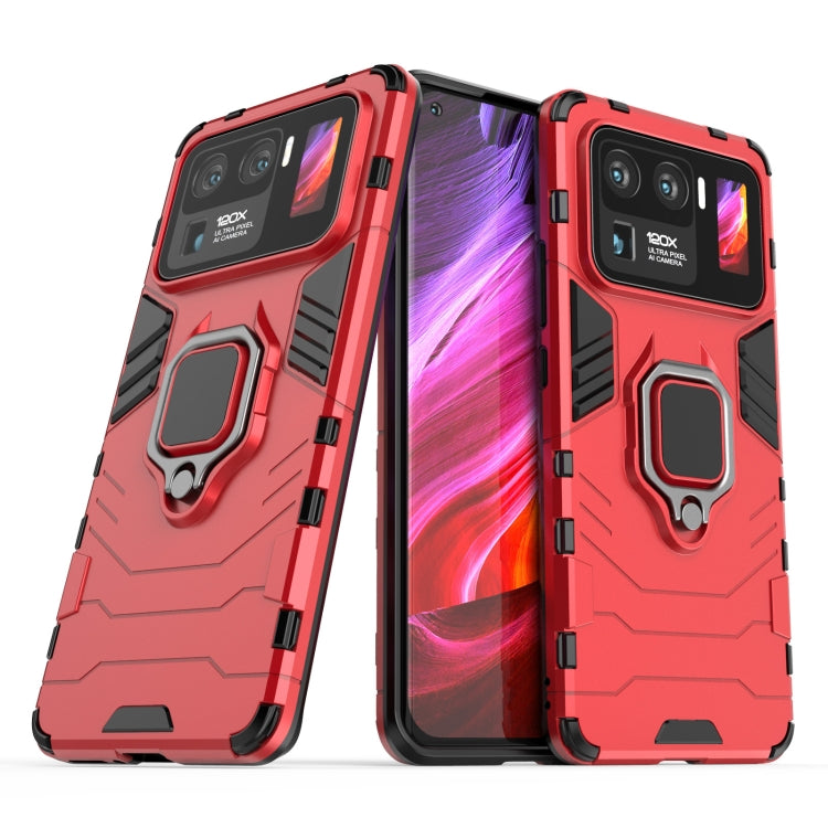 For Xiaomi Mi 11 Ultra PC + TPU Shockproof Protective Case with Magnetic Ring Holder
