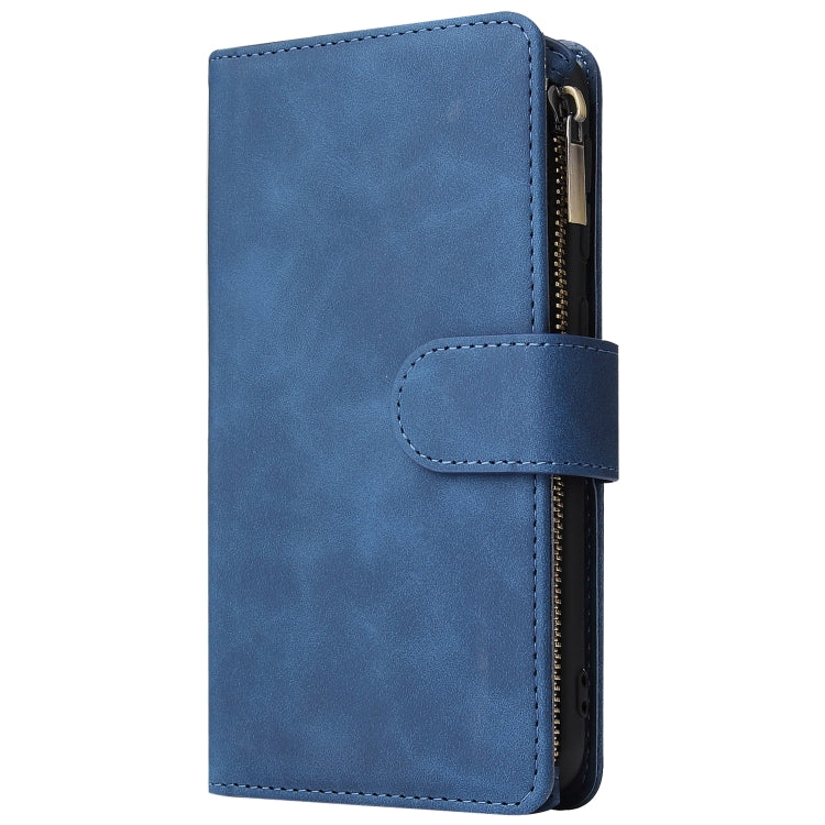 For Galaxy A20e Multifunctional Retro Frosted Horizontal Flip Leather Case with Card Slot & Holder & Zipper Wallet & Photo Frame & Lanyard