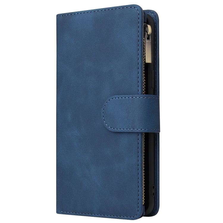 For Galaxy S9 Multifunctional Retro Frosted Horizontal Flip Leather Case with Card Slot & Holder & Zipper Wallet & Photo Frame & Lanyard