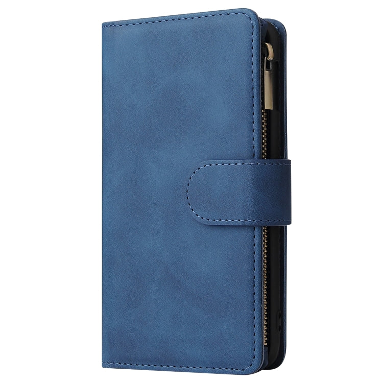 For Galaxy S10e Multifunctional Retro Frosted Horizontal Flip Leather Case with Card Slot & Holder & Zipper Wallet & Photo Frame & Lanyard