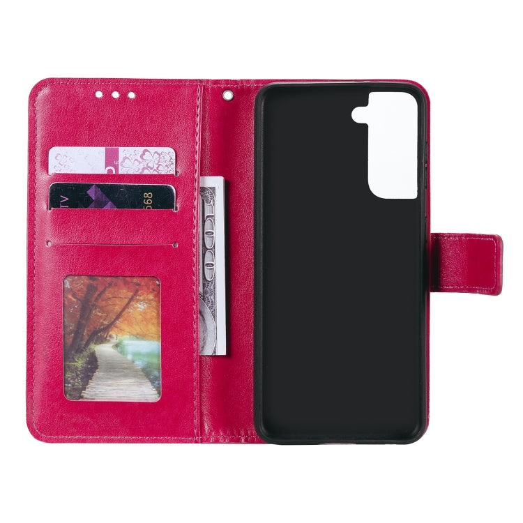 For Samsung Galaxy S21 5G Totem Flower Embossed Horizontal Flip TPU + PU Leather Case with Holder & Card Slots & Wallet