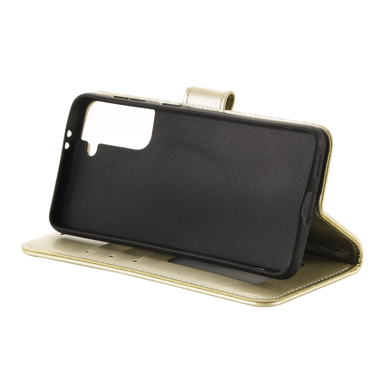 For Samsung Galaxy S21 5G Totem Flower Embossed Horizontal Flip TPU + PU Leather Case with Holder & Card Slots & Wallet