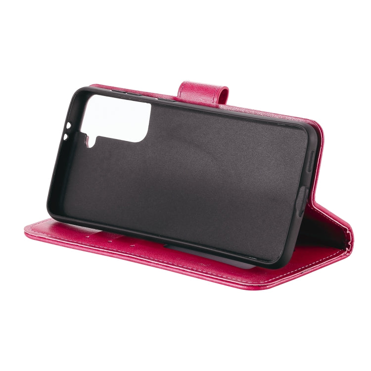 For Samsung Galaxy S21+ 5G Totem Flower Embossed Horizontal Flip TPU + PU Leather Case with Holder & Card Slots & Wallet