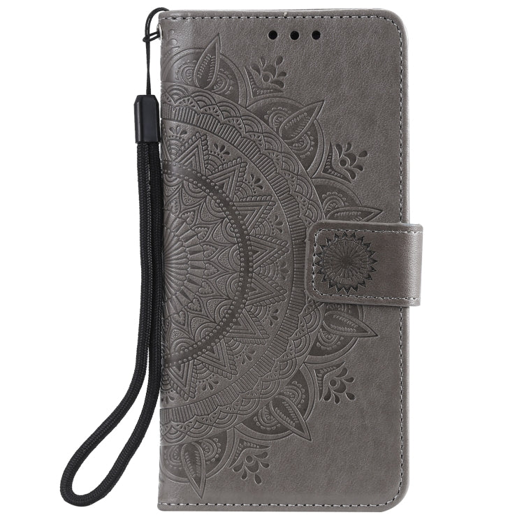 For Samsung Galaxy S21+ 5G Totem Flower Embossed Horizontal Flip TPU + PU Leather Case with Holder & Card Slots & Wallet