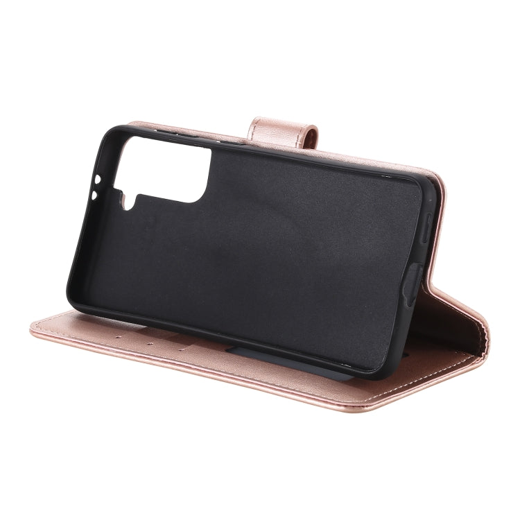 For Samsung Galaxy S21+ 5G Totem Flower Embossed Horizontal Flip TPU + PU Leather Case with Holder & Card Slots & Wallet