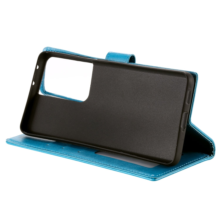 For Samsung Galaxy S21 Ultra 5G Totem Flower Embossed Horizontal Flip TPU + PU Leather Case with Holder & Card Slots & Wallet