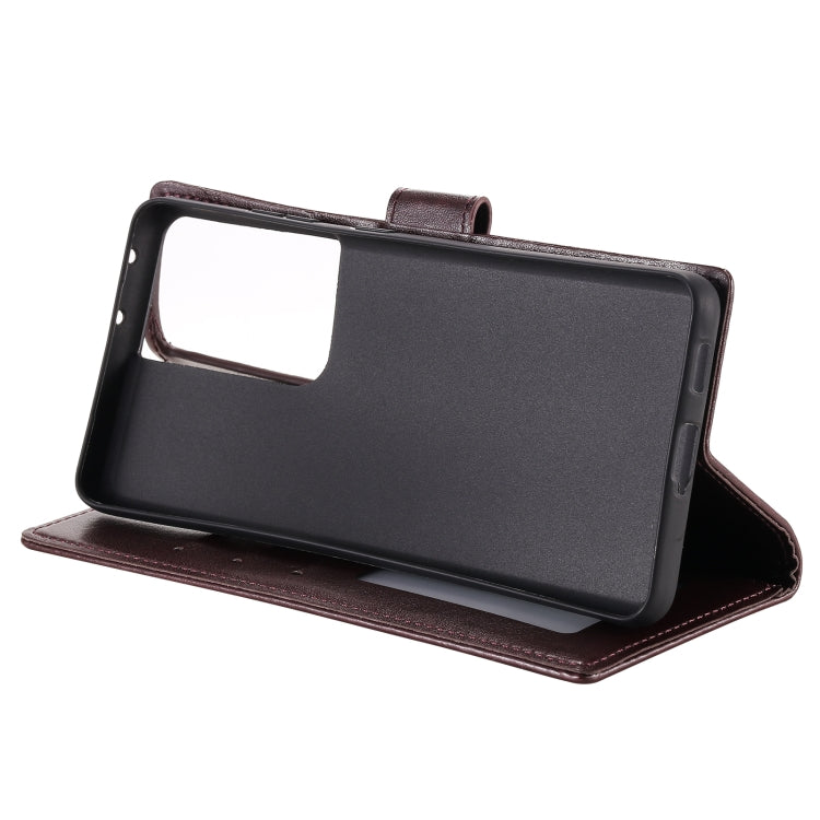 For Samsung Galaxy S21 Ultra 5G Totem Flower Embossed Horizontal Flip TPU + PU Leather Case with Holder & Card Slots & Wallet