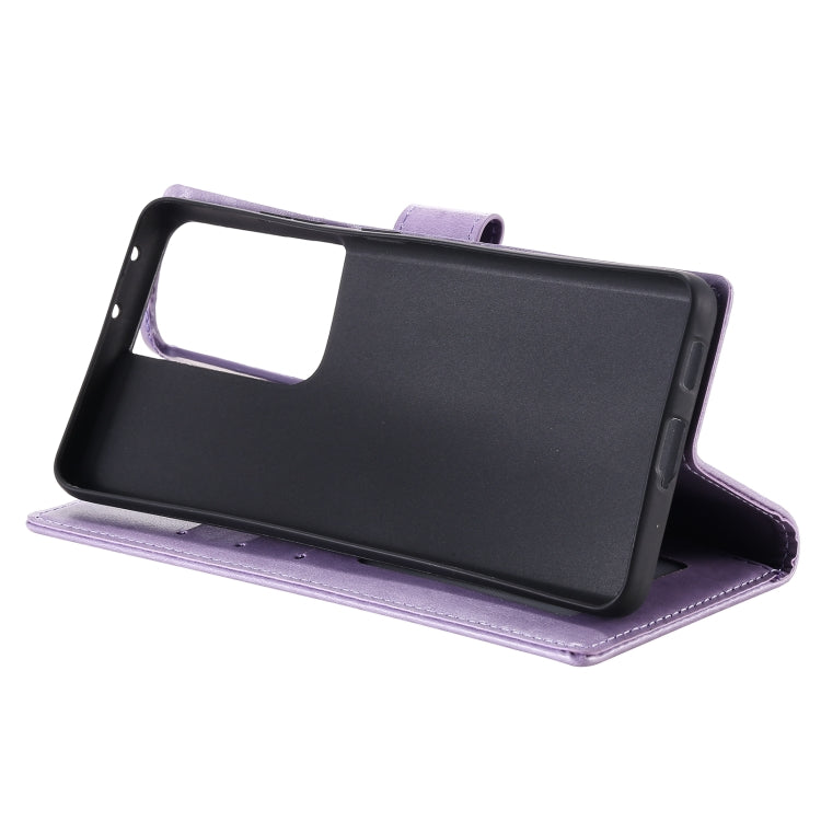 For Samsung Galaxy S21 Ultra 5G Totem Flower Embossed Horizontal Flip TPU + PU Leather Case with Holder & Card Slots & Wallet